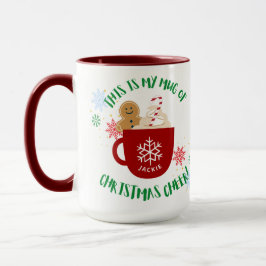 Snowflakes et Stars Amusants Noël Cheval Mug