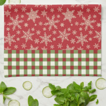 Snowflakes Microfibre Serviette de cuisine