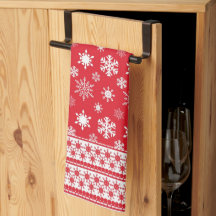 Snowflakes Microfibre Serviette de cuisine