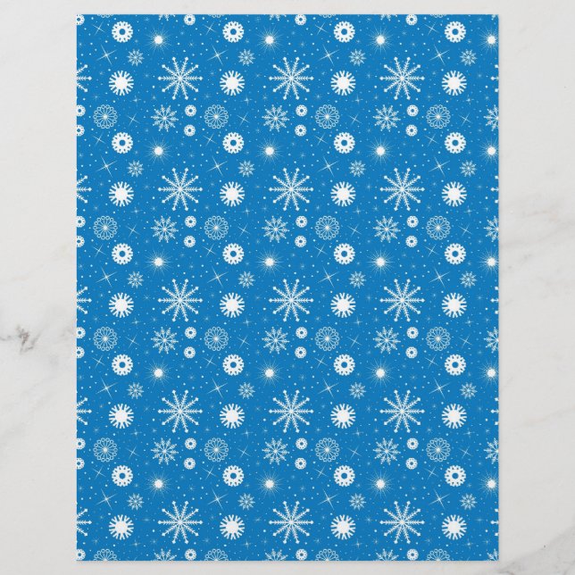 Snowflakes - Papier à écaille de Noël (Devant)
