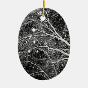 Snowflakes Photo Xmas Tree Keepsaké Décorations