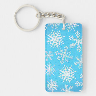 Snowflakes, porte - clé