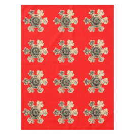 Snowflakes Red Nappe