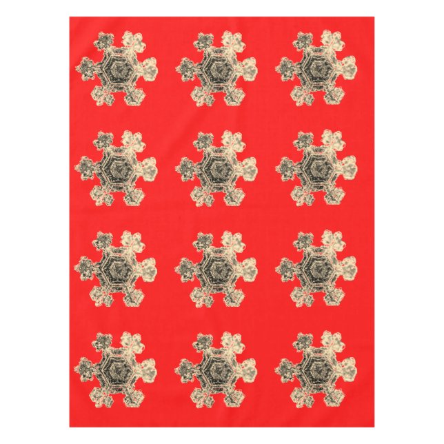 Snowflakes Red Nappe (Devant)