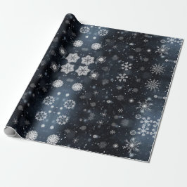 SNOWFLAKES URLAUBSBUCH GESCHENKPAPIER