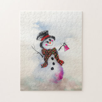 Snowgal mit dem Puzzle-Puzzle