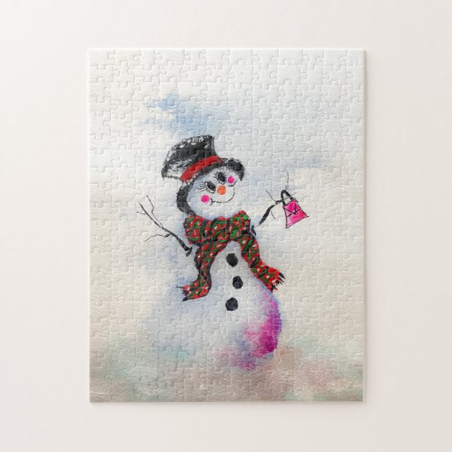 Snowgal mit dem Puzzle-Puzzle (Vertikal)