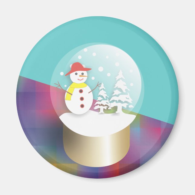 Snowglobe Magnete Magnet (Vorne)