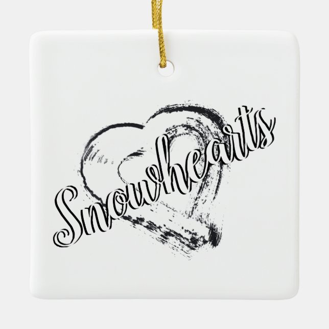 Snowheart Ornament Mondherzen (Vorderseite)