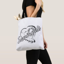 Snowheart Tote Bag Mondherzen Tasche