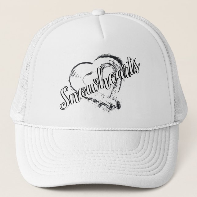 Snowheart Tote Bag Mondherzen Truckerkappe (Vorderseite)