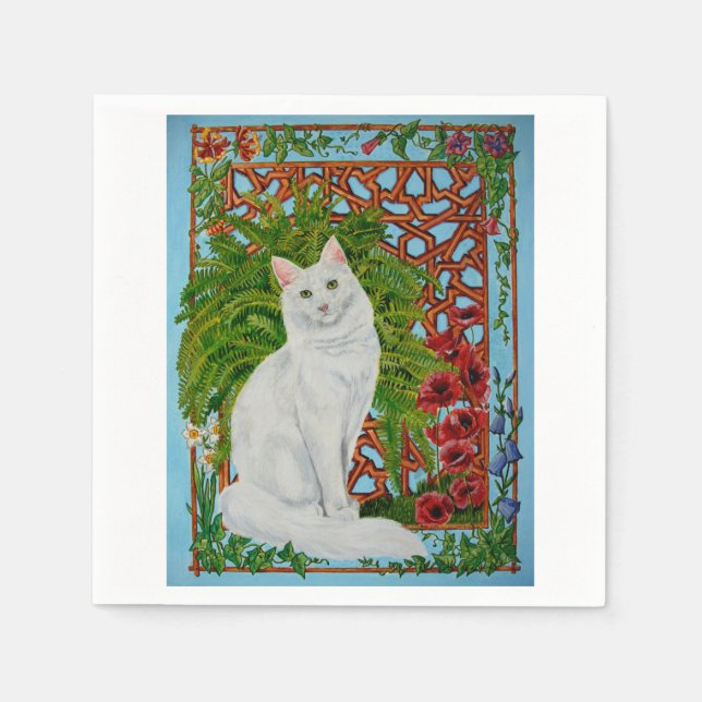 Snowi-Garten Serviette (Vorderseite)