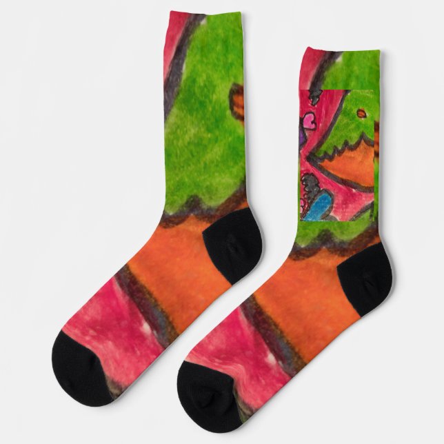 Snowie Schrode Socke (Linkes Detail)