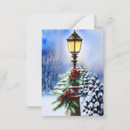 Snowlampe Post Budget Mini Weihnachten Mitteilungskarte