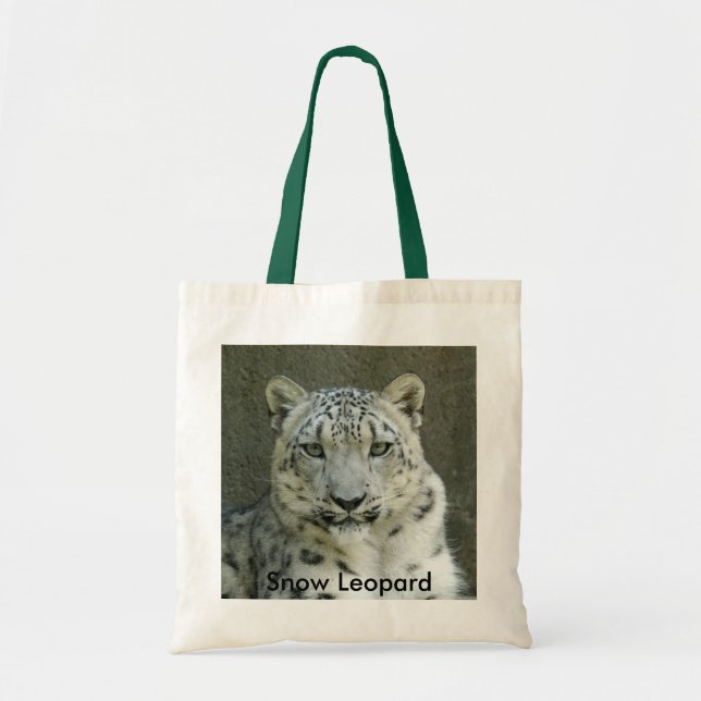 SnowLeopardM002, Schnee-Leopard Tragetasche (Vorne)