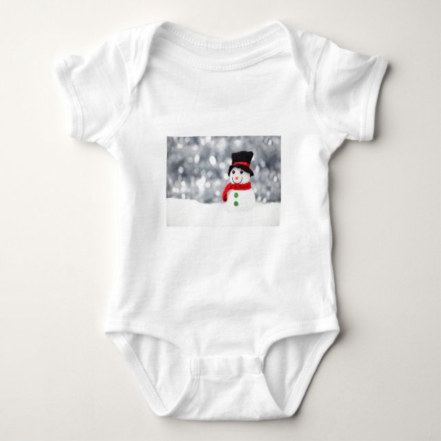 Snowman 002 baby strampler (Vorderseite)