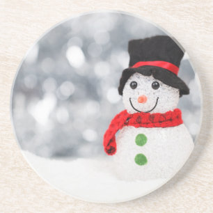 Snowman 002 sandstein untersetzer