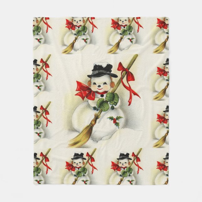 Snowman 009 fleecedecke (Vorderseite)