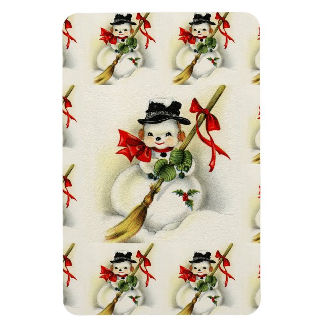 Snowman 009 magnet (Vertikal)