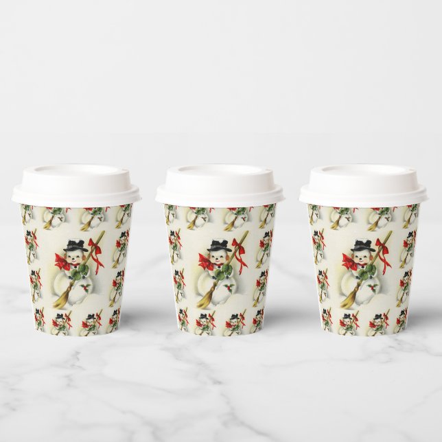 Snowman 009 pappbecher (Multi)