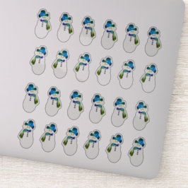 Snowman 24 Stück Sticker