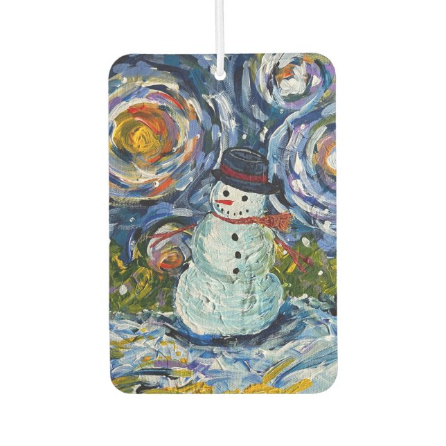Snowman Air Freshener Autolufterfrischer (Vorderseite)