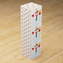 Snowman Anpassbare weiße Weinbox