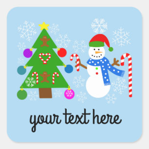 Snowman & Arbre de Noël #2 Stickers
