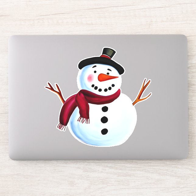 Snowman Aufkleber (Computer)