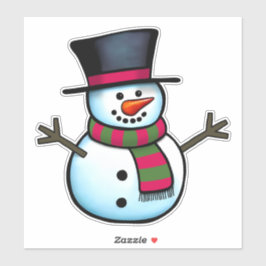 Snowman Aufkleber