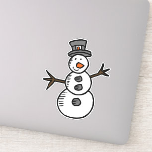 Snowman Aufkleber