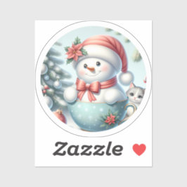 Snowman-Aufkleber Aufkleber