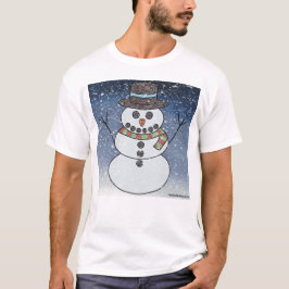 Snowman avec BG (blanc) - T-shirt Homme