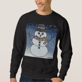 Snowman avec BG (vif) - Sweatshirt masculin