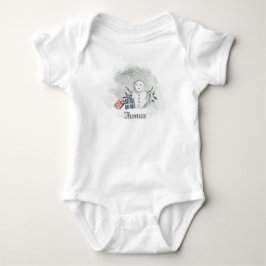 Snowman Baby Bodysuit Baby Strampler