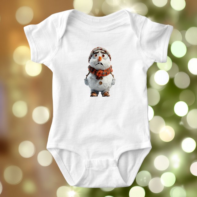 Snowman Baby Bodysuit Strampler (Von Creator hochgeladen)