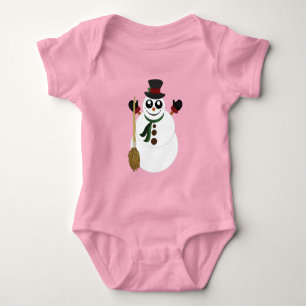 Snowman Baby Strampler