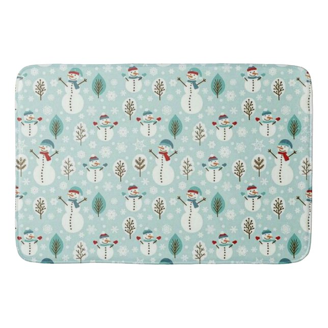 Snowman Badematte (Vorderseite)