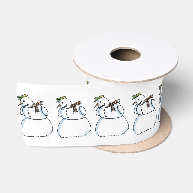 Snowman-Band Satinband (Spule)