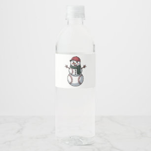 Snowman Baseball Weihnachtsfeier WeihnachtsBasebal