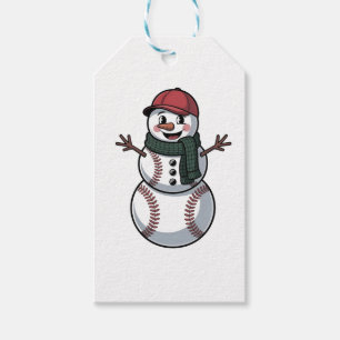 Snowman Baseball Weihnachtsfeier WeihnachtsBasebal Geschenkanhänger