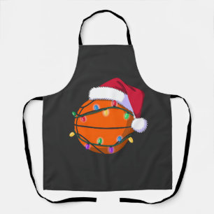 Snowman Basketball Weihnachtsfeiertag Weihnachtsfe Schürze