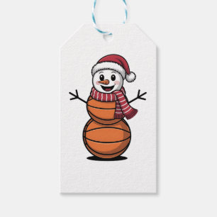 Snowman Basketball Weihnachtsliebhaber Geschenkanhänger
