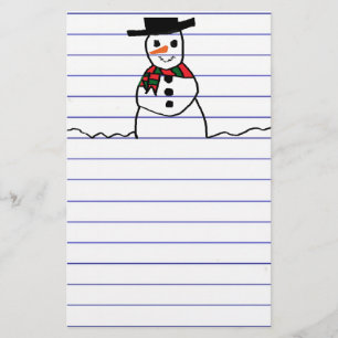 Snowman Briefpapier
