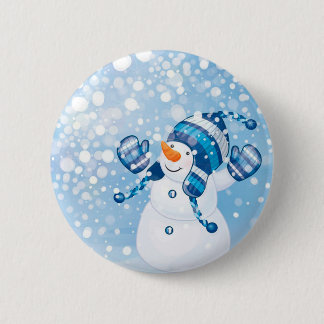 Snowman Button