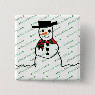 Snowman Button