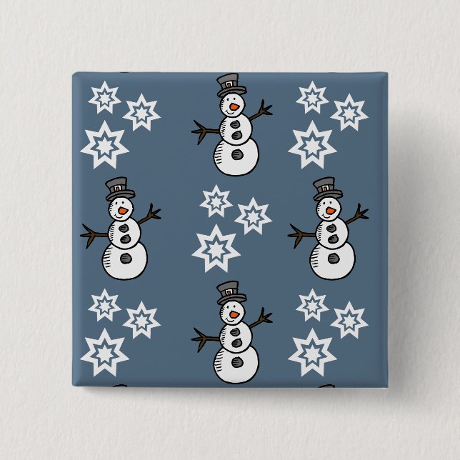 Snowman Button (Vorderseite)