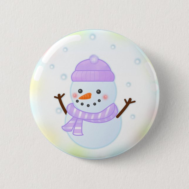 Snowman Button (Vorderseite)