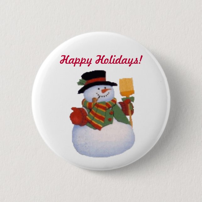 Snowman Button (Vorderseite)