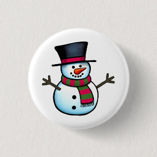 Snowman Button
